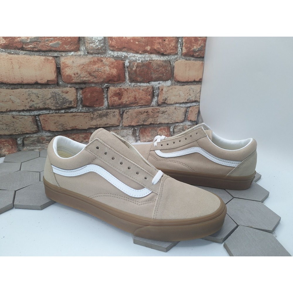 Vans Old Skool Sesame Cream Tan White Gum Skate Shoes Men Sz 11 2024